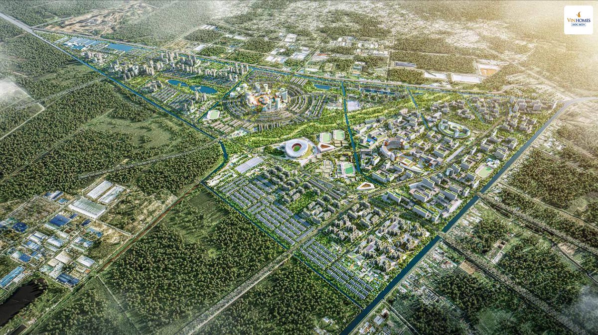 Phối cảnh Đại đô thị Saigon Park Hóc Môn