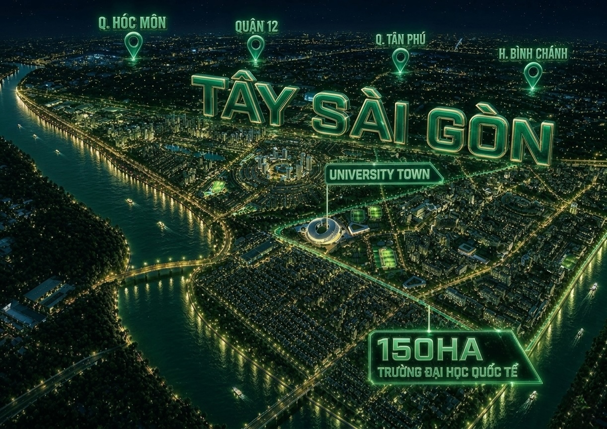 Tây Sài Gòn University Town 150ha
