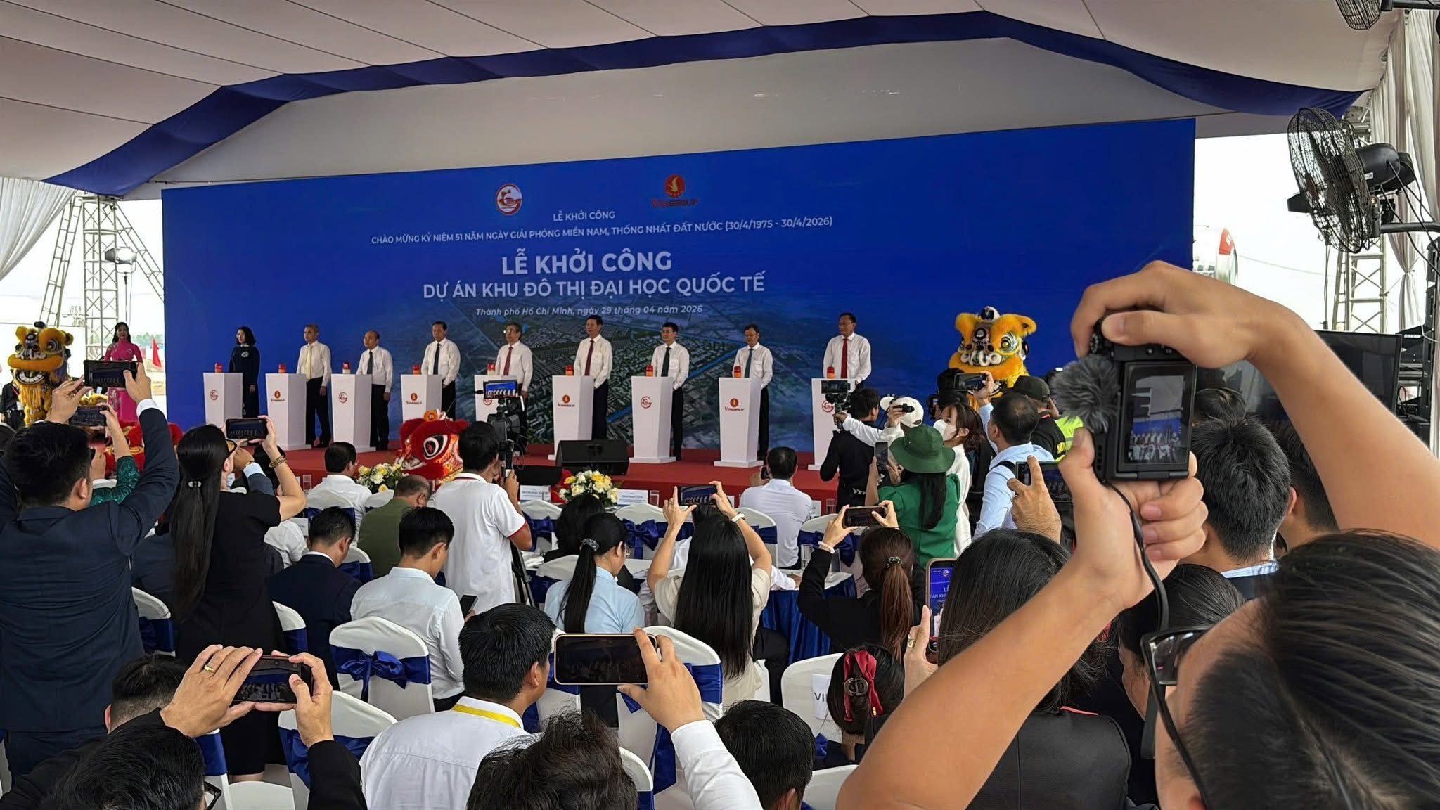 Tiến độ thi công Đại đô thị Saigon Park Hóc Môn 1