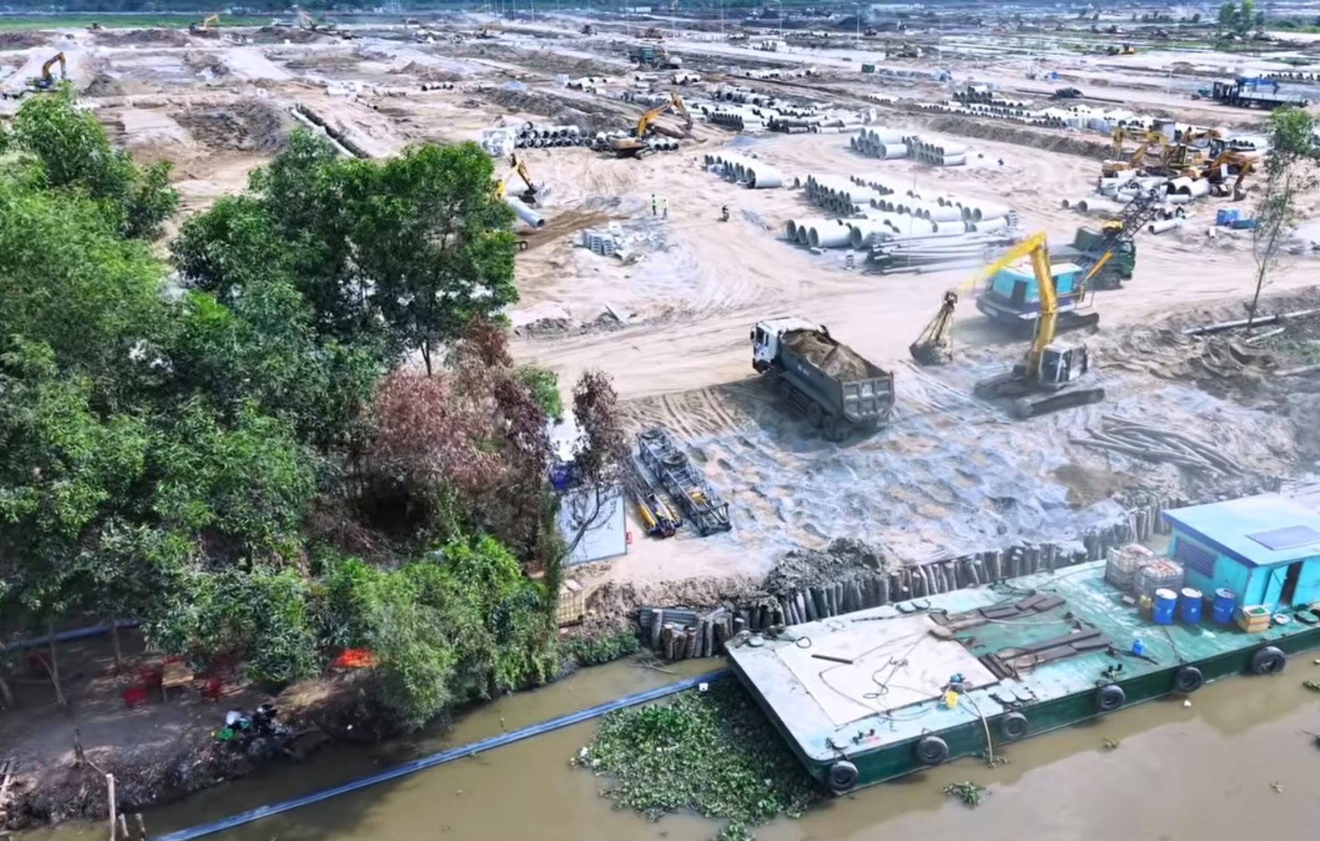 Tiến độ thi công Đại đô thị Saigon Park Hóc Môn 4