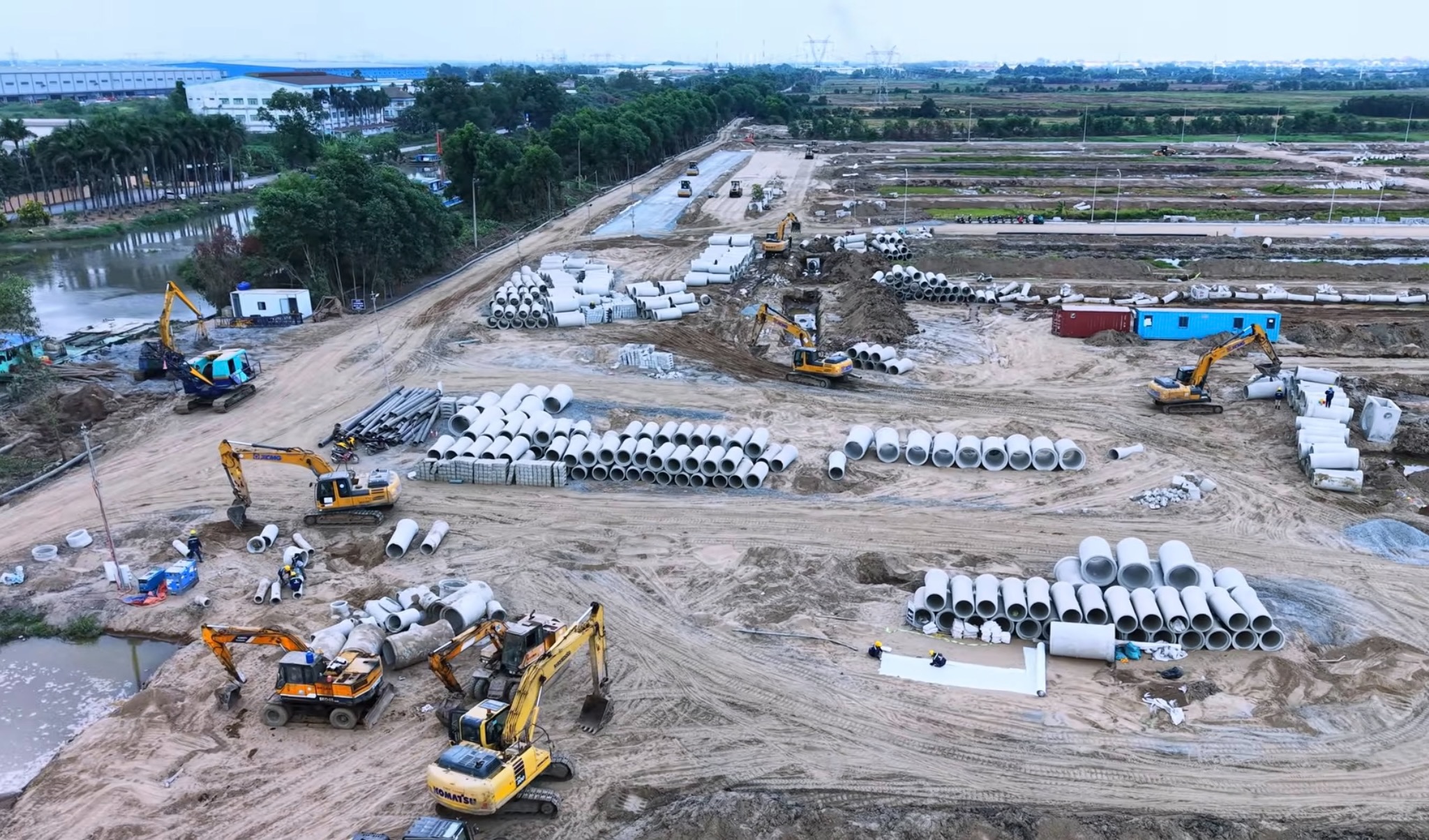 Tiến độ thi công Đại đô thị Saigon Park Hóc Môn 6